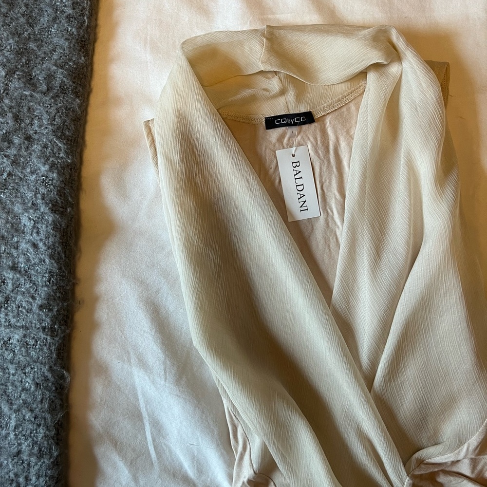 Baldani - sheer nude sleeveless body suit